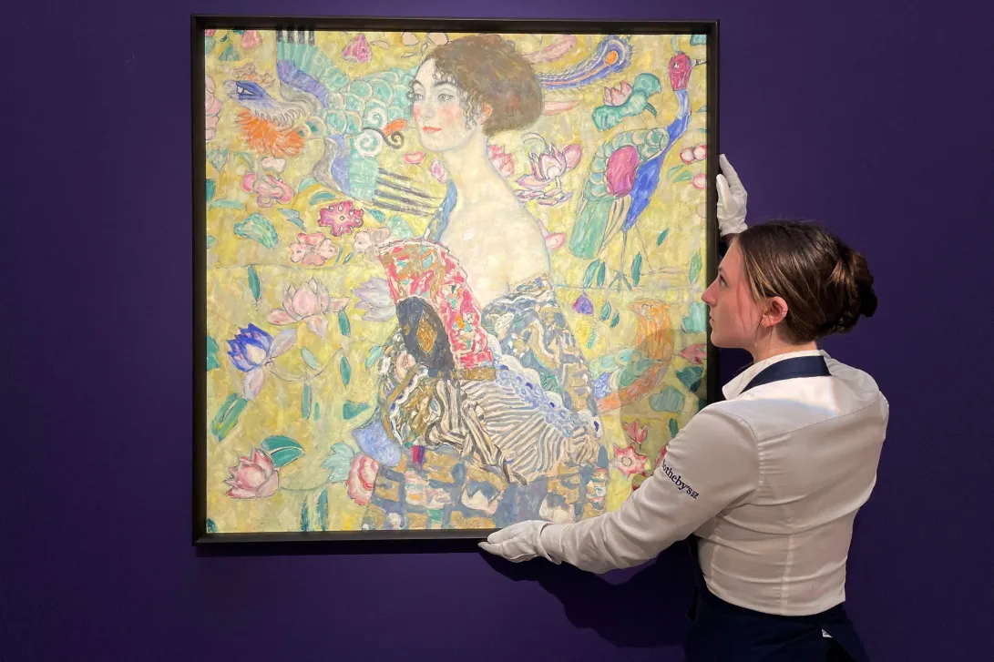 Quadro de Klimt atinge recorde europeu com venda em leilão por 98,7 milhões