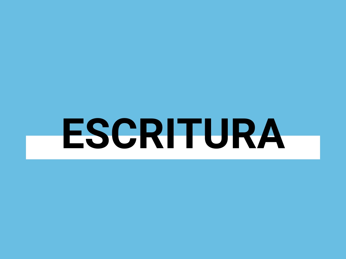 A Escritura – O que é?