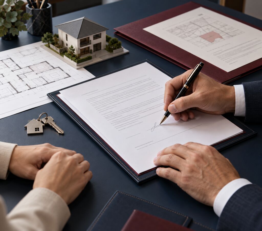 O Contrato de Compra e Venda deverá indicar a situação do título urbanístico
